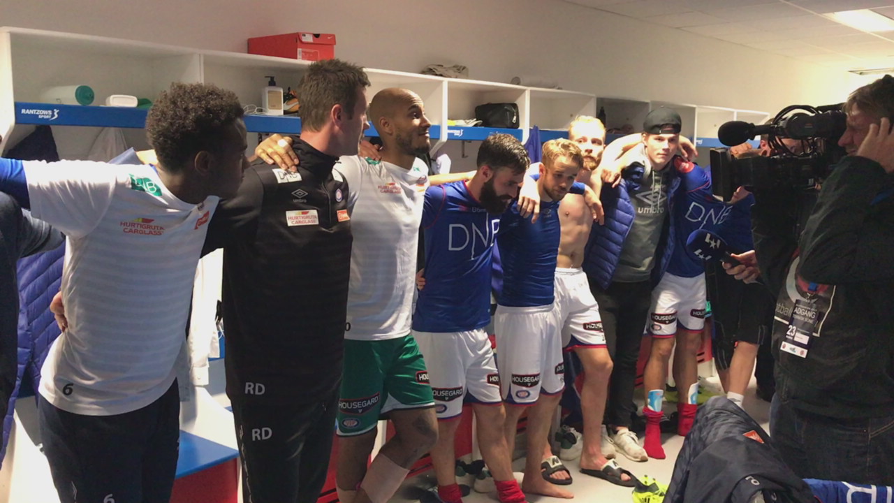 Garderobejubel etter Brann-kampen